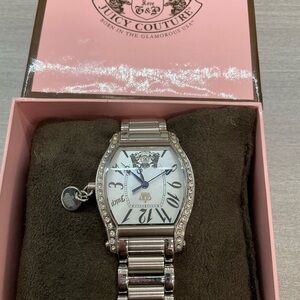 JUICY COUTURE DALTON STAINLESS STEEL LINK WATCH